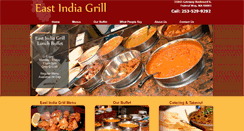 Desktop Screenshot of eastindiagrillwa.com